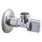 Кран латунный шаровой угловой MVI BV.464 DN 15-15 PN 10 хромированный штуцер бабочка купить в Екатеринбурге | "Проконсим"