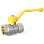 Кран латунный шаровой LD Pride GAS DN15 PN 40 никелированный рычаг муфта-муфта купить в Екатеринбурге | "Проконсим"