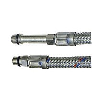 Гибкая подводка для смесителя с оплеткой из нержавеющей стали М10х1-G1/2(комплект) купить в Екатеринбурге | "Проконсим"