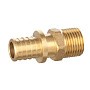 Муфта латунная для PEX DN 16 с наружной резьбой 1/2'' под надвижную гильзу PLP купить в Екатеринбурге | "Проконсим"