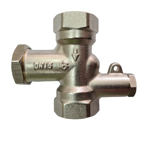 Клапан латунный MVI BL.110.05, DN 20 PN 10, балансировочный, Kvs 3,35 м3/ч, никелированный, муфта-муфта купить в Екатеринбурге | "Проконсим"