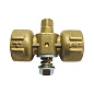 Кран латунный шаровой 11Б18бк(у)2 DN 15 PN 16 под манометр G1/2''хG1/2'' без контрольного фланца муфта-муфта без рычага Пензапромарматура купить в Екатеринбурге | "Проконсим"