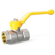 Краны латунные шаровые газовые DN 15-50 PN 25-40 никелированные рычаг муфта-муфта LD Pride GAS купить в Екатеринбурге | "Проконсим"