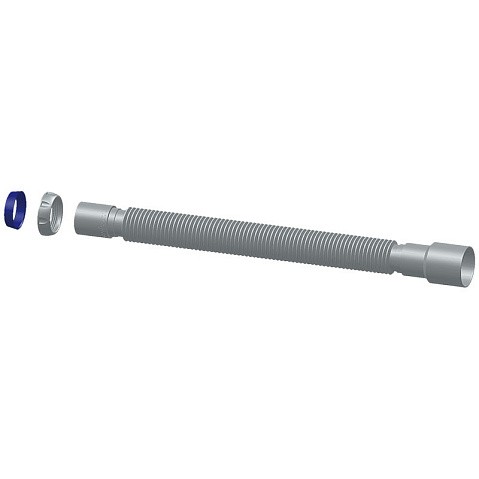 Труба гофрированная Unicorn D125, 40х50 гибкий отвод, 1 1/2'' х40 с уплотнительным кольцом, 1200мм купить в Екатеринбурге | "Проконсим"