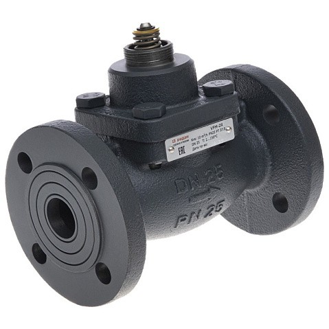 Клапан чугунный регулирующий DN 15 PN 25 под привод 1kv фланцевый до 150гр. РИДАН VFM-2R 065B3053R купить в Екатеринбурге | "Проконсим"