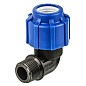 Угольник (отвод) компрессионный PN 16 для ПЭ DN 25-1/2'' обжимное-штуцер купить в Екатеринбурге | "Проконсим"