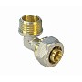 Угольники латунные для PEX труб DN 16-32 PN 10 обжимные никелированные с наружной резьбой Valfex VF.353.N купить в Екатеринбурге | "Проконсим"