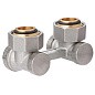 Узел нижнего подключения MVI TR.420.0505 DN 20 PN 10 угловой двухтрубный вентильного типа 20-3/4'' под евроконус, муфта купить в Екатеринбурге | "Проконсим"