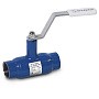 Кран стальной шаровой DN 15 PN40 100мм полнопроходной муфта-муфта с ручкой Temper купить в Екатеринбурге | "Проконсим"
