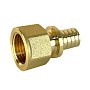 Муфта латунная для PEX труб 16-1/2'' PN 16 S-2,2мм переходная под надвижную гильзу Valfex VF.401.AF купить в Екатеринбурге | "Проконсим"