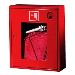 картинка Шкаф пожарный  ШПК-310 НЗК навесной закрытый красный (540х640х230) интернет-магазин оптовых поставок Проконсим являющийся официальным дистрибьютором в России 