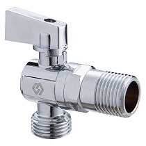 Краны латунные шаровые угловые MVI BV.463 DN 15-15 PN 10 штуцер бабочка купить в Екатеринбурге | "Проконсим"