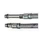 Гибкая подводка для смесителя с оплеткой из нержавеющей стали М10х1-G1/2 80см (2шт.) купить в Екатеринбурге | "Проконсим"