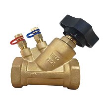 Клапаны балансировочные DN 15-50 PN 25 латунные наклонные с измерительными ниппелями GALA Тип. 1206 купить в Екатеринбурге | "Проконсим"