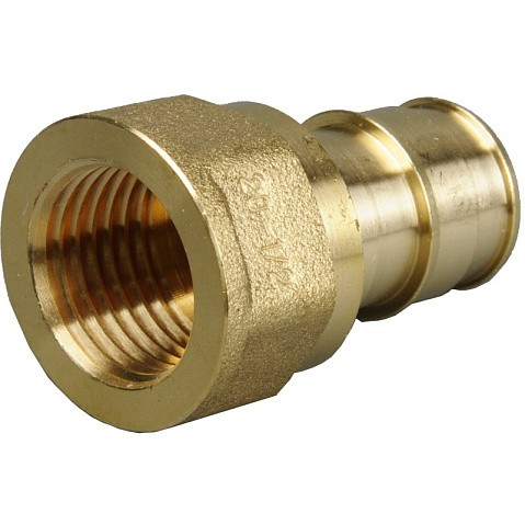Муфта латунная для PEX труб 16-1/2'' PN 10 OP под надвижную гильзу с внутренней резьбой ONE PLUS купить в Екатеринбурге | "Проконсим"