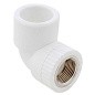 Угольник комбинированный ПП 20-1/2'' PN 25 с внутренней резьбой белый РТП 10790 купить в Екатеринбурге | "Проконсим"