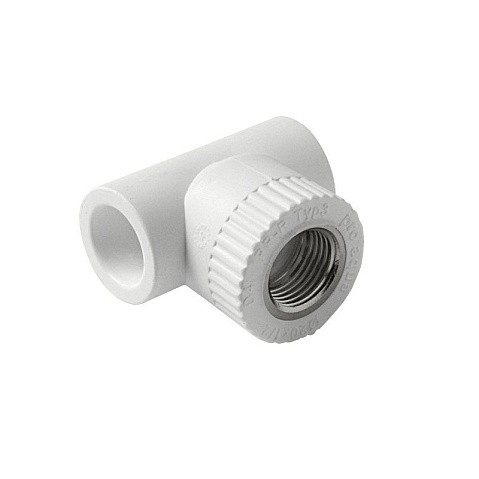 Тройник установочный ПП 20-1/2'' PN 25 с внутренней резьбой белый Pro Aqua PA13912 купить в Екатеринбурге | "Проконсим"