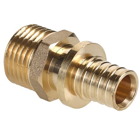 Муфта соединительная для PEX труб 20-3/4'' PN 10 с наружной резьбой под надвижную гильзу Hipex типS HFWS00046 купить в Екатеринбурге | "Проконсим"