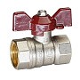 Кран латунный шаровой Temper 88.В-В.34.Б DN 20 PN 40 бабочка муфта-муфта купить в Екатеринбурге | "Проконсим"