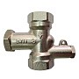 Клапан латунный MVI BL.110.04, DN 15 PN 10, балансировочный, Kvs 1,34 м3/ч с термодачиком под М10 никелированный, муфта-муфта купить в Екатеринбурге | "Проконсим"