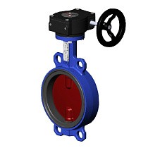 Затворы поворотные дисковые DN 150-500 PN 10-16 межфланцевые с чугунным диском с редуктором Tecofi VPI4448 купить в Екатеринбурге | "Проконсим"