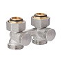 Узел нижнего подключения MVI TR.410.0505 DN 20 PN 10 прямой двухтрубный вентильного типа 20-3/4'' под евроконус, муфта купить в Екатеринбурге | "Проконсим"